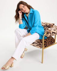 Blue Tide No Iron™ Linen Shirt