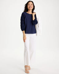 Passport Blue Star Cutout 3/4 Sleeved Tee