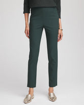 Darkest Spruce Lightweight Juliet Straight Ankle Pants