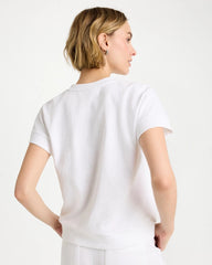 Alabaster Zenergy® Crosshatch Knit Top