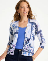 Alabaster Summer Romance Botanical Cardigan