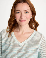 Passport Blue Space Dyed Pullover Sweater