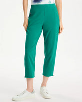 Topanga Green Zenergy® UPF Bungee Crop Pant