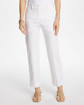 Alabaster Emme Fly Front Straight Crop Pants