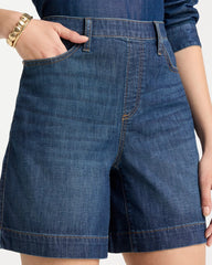 Solana Indigo Lightweight Jean Shorts