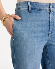 Monaco Indigo Straight Crop Trouser Jeans