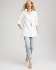 Shasta Indigo Girlfriend Slim Cropped Jeans
