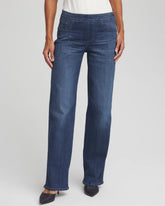 Aleah Indigo Pull On Wide Jean
