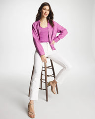 Alabaster Cropped Girlfriend Kick Flare Jeans