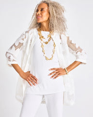 Travelers Winter Drift Travelers™ Collection Floral Applique Jacket