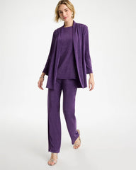 Rich Amethyst Travelers™ Pleat Front Jacket