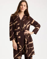 Cocoa Bean Travelers™ Knit Animal Print Duster Cardigan