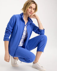 Amparo Blue Zenergy® UPF Mesh Trim Jacket