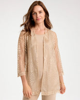 New Sonora Sand Travelers™ Sheer Embroidered Cardigan
