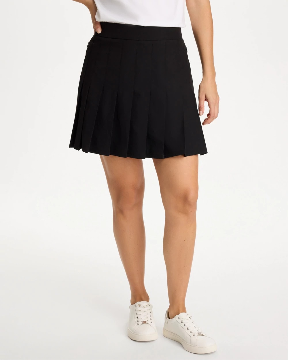 Black Zenergy® UPF Pleated Skort