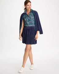 Passport Blue Zenergy® Micro Plisse Pull-On Skort