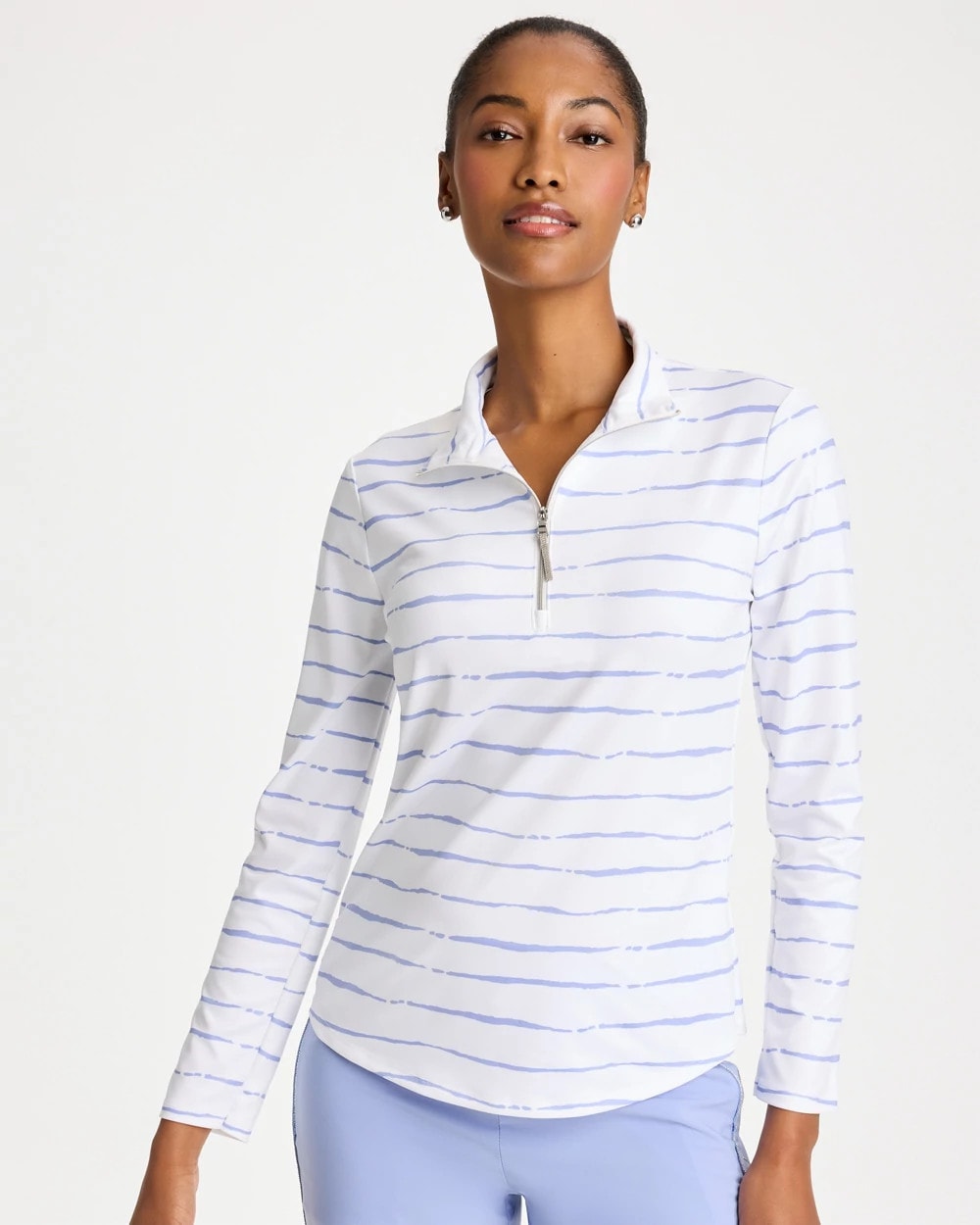 Blue Muse Zenergy® UPF Caviar Half Zip