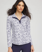 Passport Blue Zenergy® UPF Palma Pullover