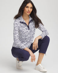 Passport Blue Zenergy® UPF Palma Pullover