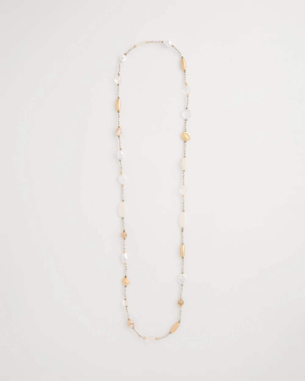Neutral Neutral Shell Long Necklace