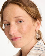 Neutral Neutral Teardrop Earrings