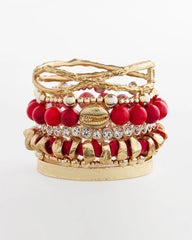 Gold Goldtone Flexible Cuff Bracelet
