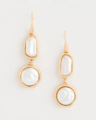 Pearl Siren Faux Pearl Drop Earrings