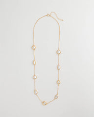 Pearl Siren Faux Pearl Long Necklace