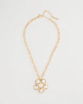 Pearl Siren Faux Pearl Pendant Necklace