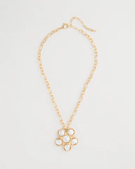 Pearl Siren Faux Pearl Pendant Necklace