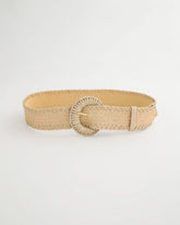 Gold Chic Metallic Shine Stretch Belt