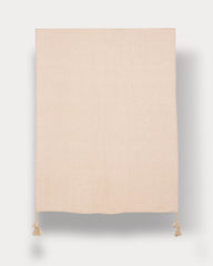 Neutral Lurex Oblong Scarf