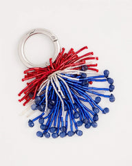 Multi Fireworks Bag Charm Key Chain