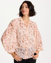 Sweet Blossom Georgette Soft Spots Blouse