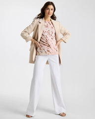 Sweet Blossom Ella Crewneck Metallic Pullover Sweater
