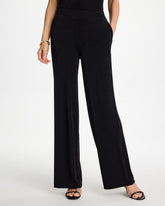 Travelers Black Petite Travelers™ Wide-Leg Pocket Pants