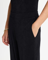 Travelers Black Petite Travelers™ Wide-Leg Pocket Pants