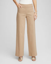 Cattail Brown Brigitte™ Slim Wide-Leg Pants