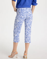 Amparo Blue Brigitte™ Slim Infinite Lines Capri Pants