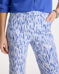 Amparo Blue Brigitte™ Slim Infinite Lines Capri Pants