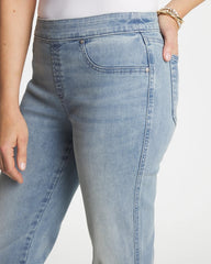 Printemps Indigo Pull-On Slim Ankle Jeggings