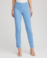 Tidal Blue Modern Pull-On Ankle Jeggings