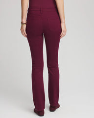 Deep Chianti Girlfriend Slim Full-Length Jeans