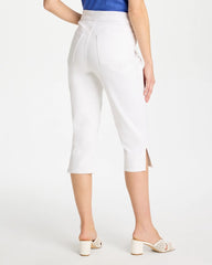 Alabaster Pull-On Capri Jeans