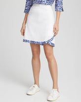Rich Cobalt UPF Neema Printed Hem Skort