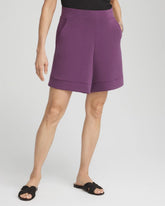 Washed Grape Zenergy® Pull-On Shorts