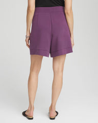 Washed Grape Zenergy® Pull-On Shorts