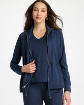 Passport Blue Zenergy® Cloud Mockneck Jacket