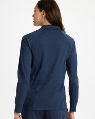 Passport Blue Zenergy® Cloud Mockneck Jacket