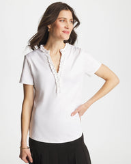 Alabaster Zenergy® UPF Ruffle Polo